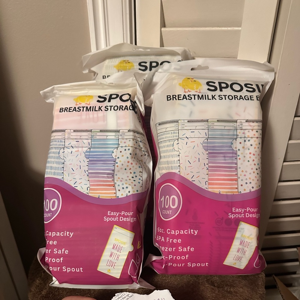 300 Sposie Breastmilk Storage Bags